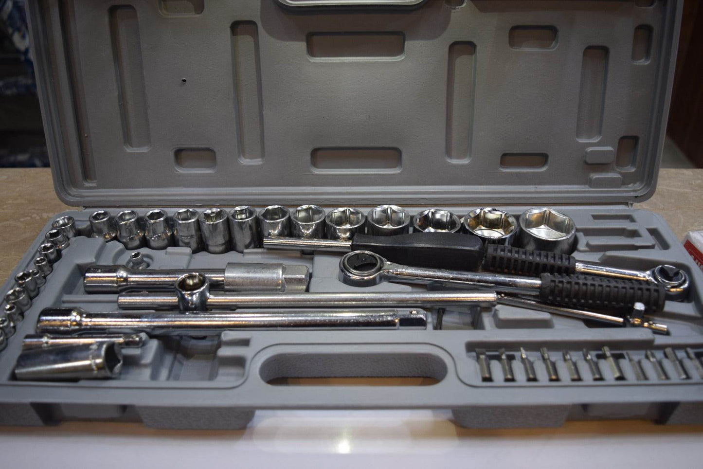 The Ultimate 46-Piece Professional Socket Set for Precision and Versatility - Auzaar Khana