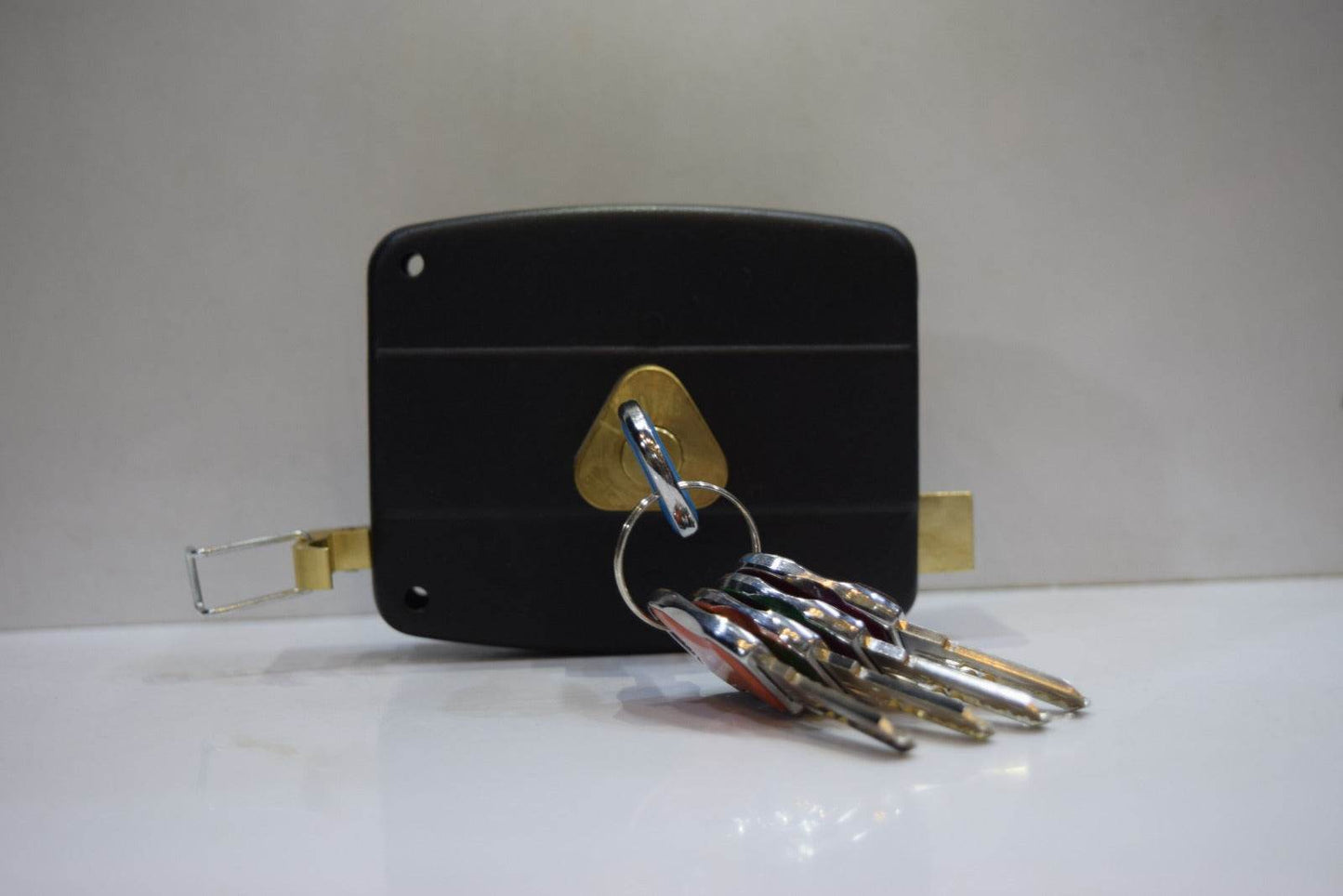 Night Latch Lock Black Colour – Stylish Security for Every Door - Auzaar Khana