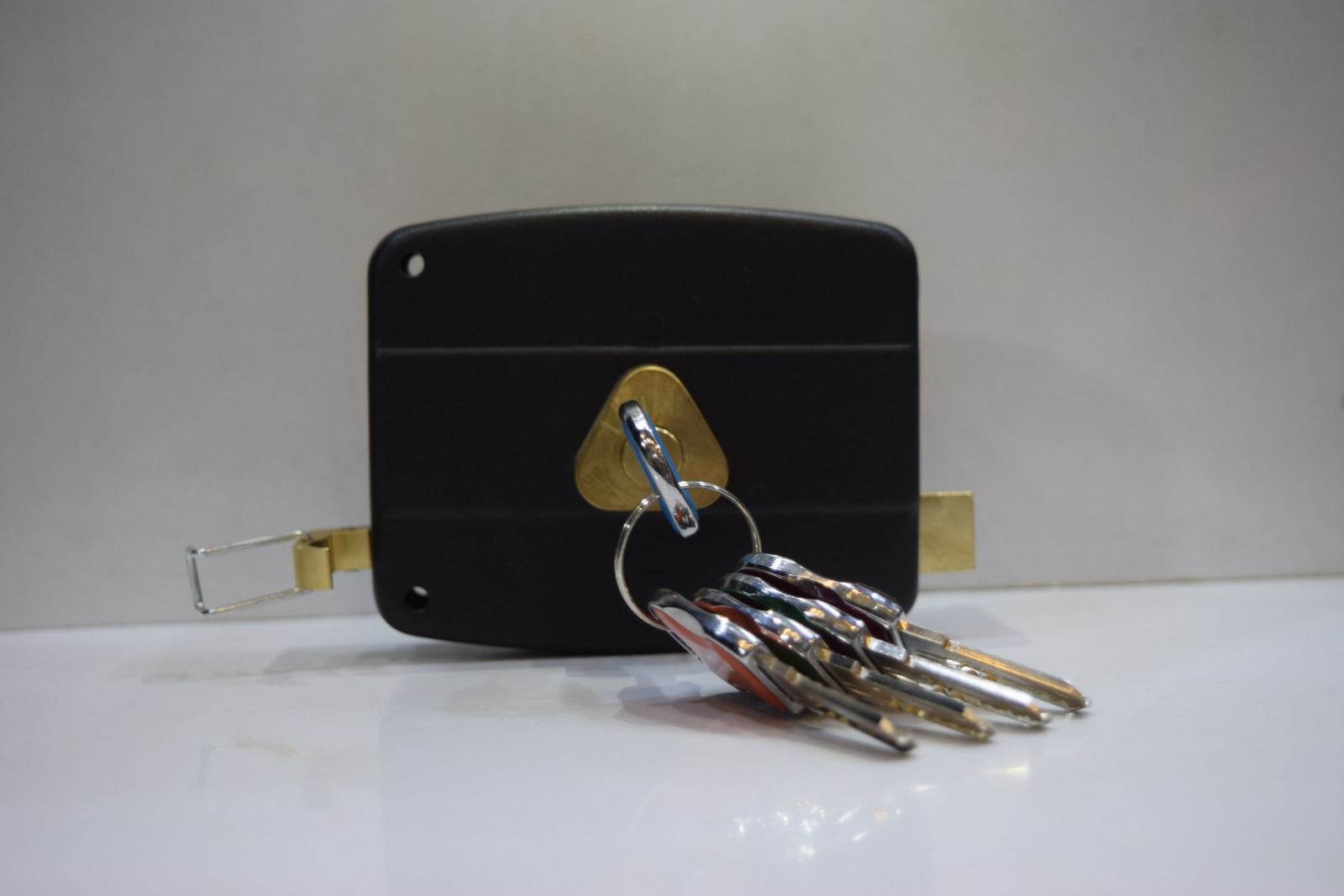 Night Latch Lock Black Colour – Stylish Security for Every Door - Auzaar Khana