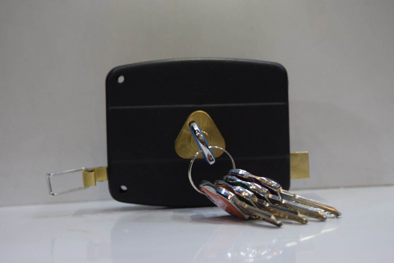 Night Latch Lock Black Colour – Stylish Security for Every Door - Auzaar Khana