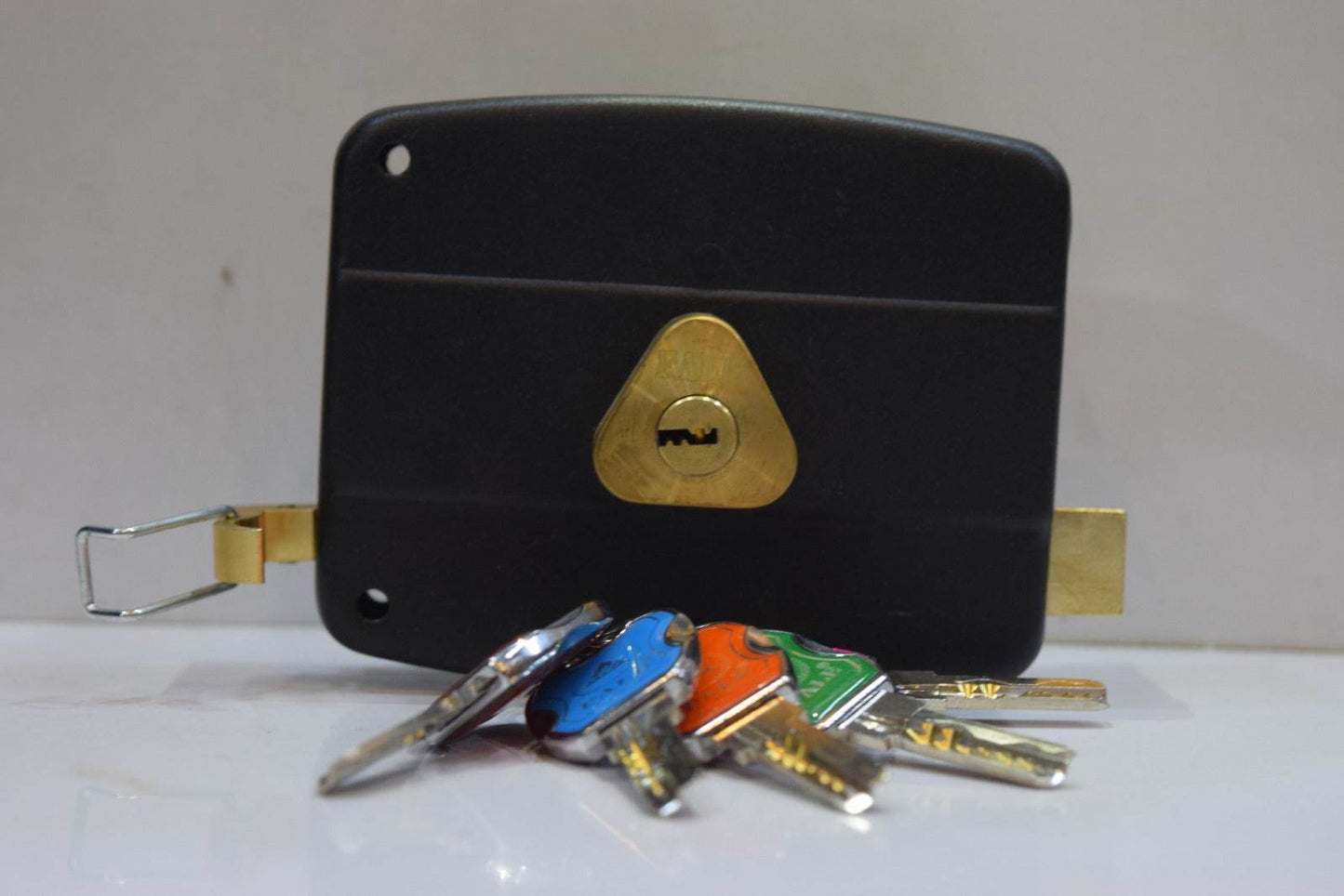 Night Latch Lock Black Colour – Stylish Security for Every Door - Auzaar Khana