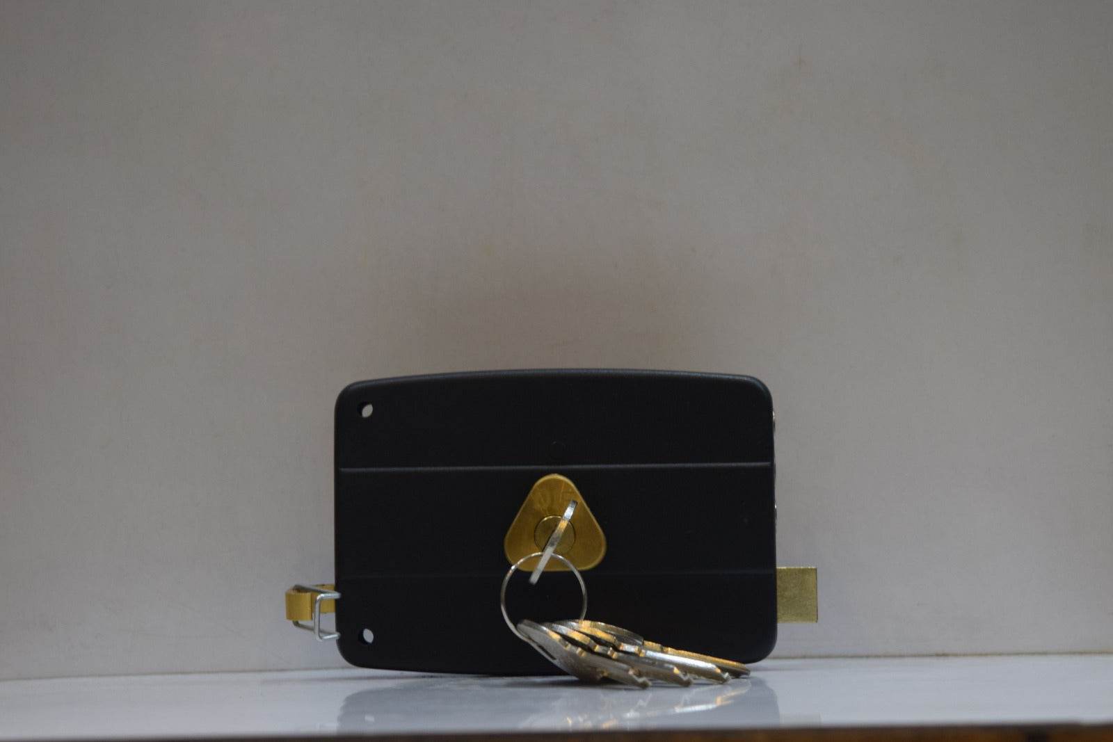 Premium Blackish Night Latch Lock for Ultimate Door Security | shop online - Auzaar Khana