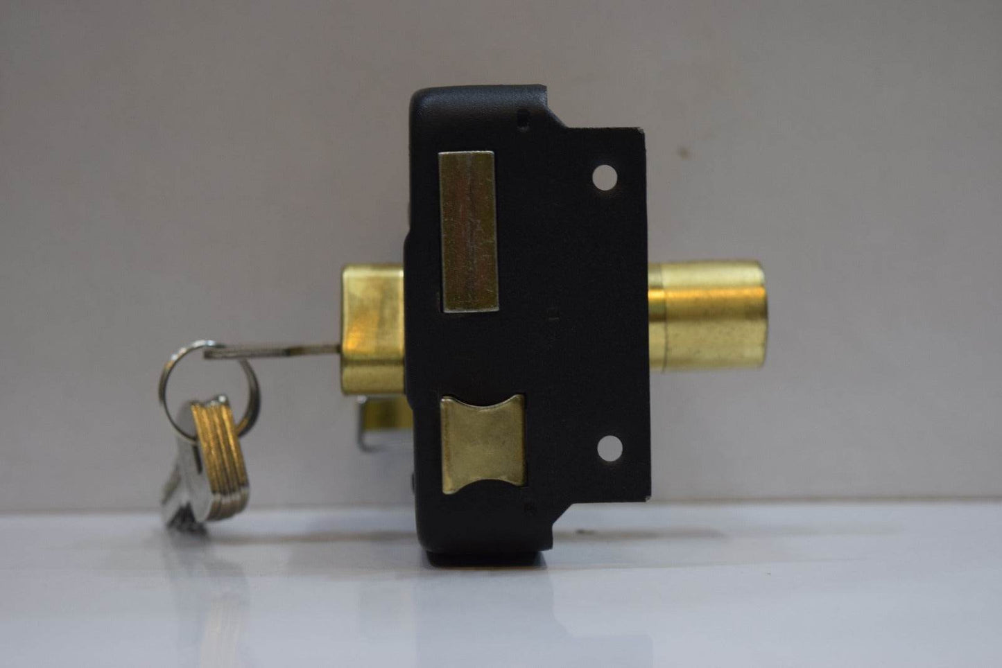 Premium Blackish Night Latch Lock for Ultimate Door Security | shop online - Auzaar Khana