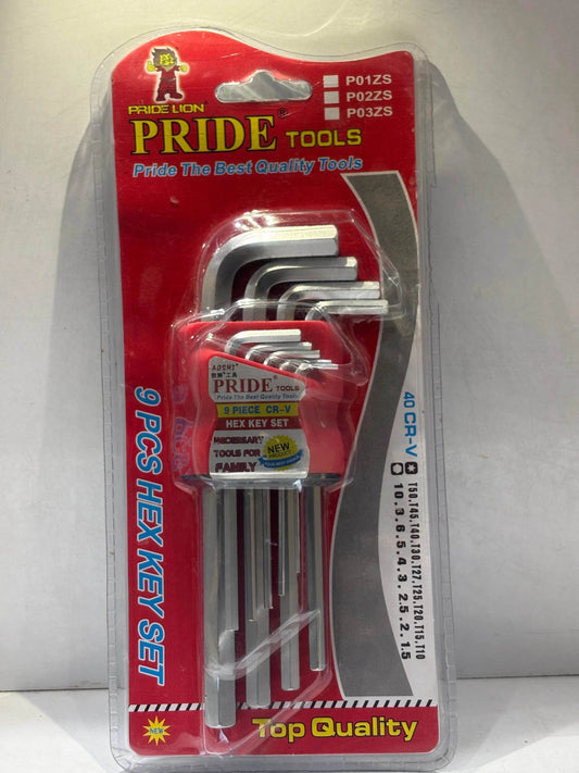 Hex Key Set Silver – Reliable, Durable Multipurpose Tools - Auzaar Khana