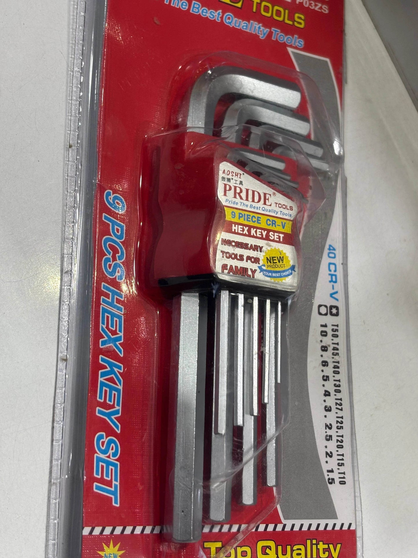 Hex Key Set Silver – Reliable, Durable Multipurpose Tools - Auzaar Khana