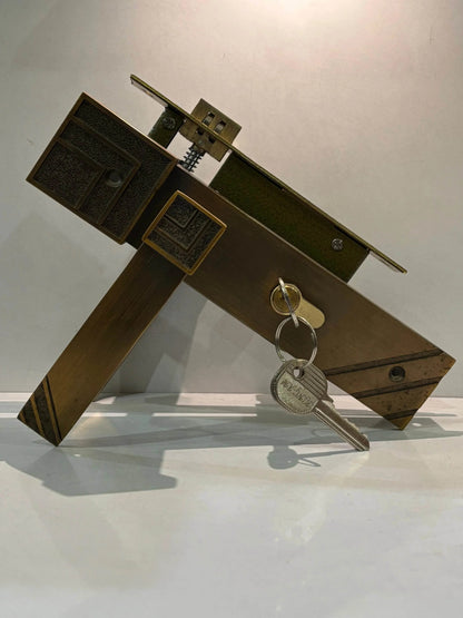 Premium Handle Lock – Heavy-Duty Door Lock with Elegant Design - Auzaar Khana